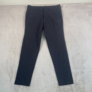 Lululemon Commission Pant Men 36x30 Black Warpstreme Career Stretch Slim Fit